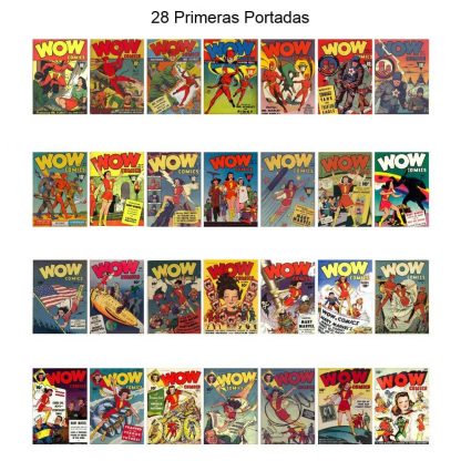 WOW COMICS - En Inglés - USA Original - 1940 / 1952 - Colección Completa - 112 Cómics En Formato PDF - Descarga Inmediata