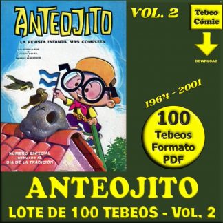ANTEOJITO - Vol. 2 - 1964 - Lote de 100 Tebeos En Formato PDF - Descarga Inmediata