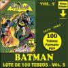 BATMAN - Vol. 5 - 1954 - Novaro - Lote de 100 Tebeos En Formato PDF - Descarga Inmediata