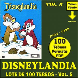 DISNEYLANDIA - Vol. 5 - 1962 - Lote de 100 Tebeos En Formato PDF - Descarga Inmediata