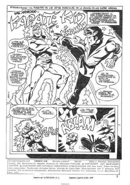 KARATE KID - 1978 - Vértice - Colección Completa – 7 Tebeos En Formato PDF - Descarga Inmediata