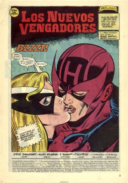 LOS NUEVOS VENGADORES – 1987 - Forum - Colección Completa – 91 Tebeos En Formato PDF - Descarga Inmediata