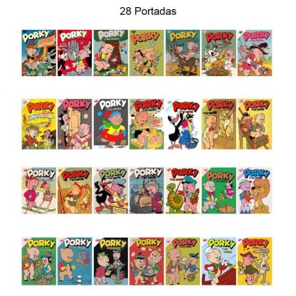 PORKY Y SUS AMIGOS - Vol. 1 - 1951 - Lote de 100 Tebeos En Formato PDF - Descarga Inmediata