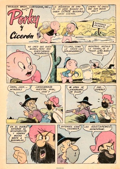 PORKY Y SUS AMIGOS - Vol. 1 - 1951 - Lote de 100 Tebeos En Formato PDF - Descarga Inmediata