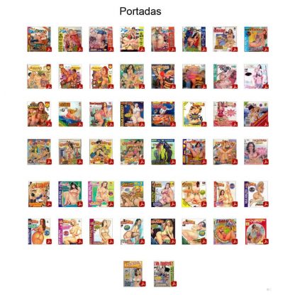 CÓMIC PORNO ERÓTICO MEXICANO – Vol. 6 - Colección De 50 Cómics En Formato PDF - Descarga Inmediata