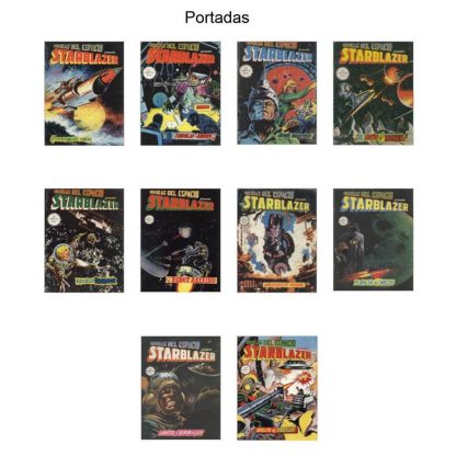 STARBLAZER - 1980 - Vértice - Colección Completa – 10 Tebeos En Formato PDF - Descarga Inmediata