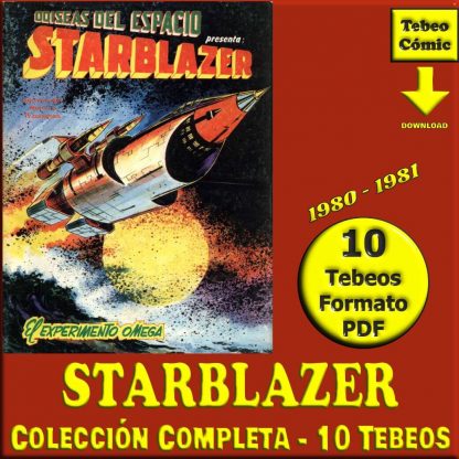 STARBLAZER - 1980 - Vértice - Colección Completa – 10 Tebeos En Formato PDF - Descarga Inmediata