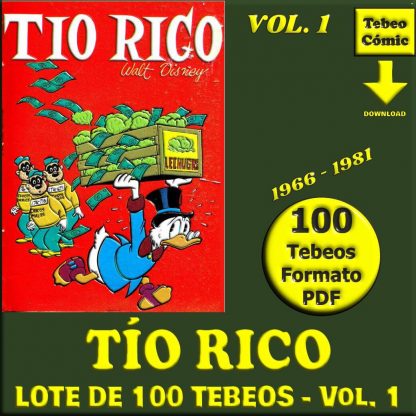 TIO RICO - Vol. 1 - 1966 - Lote de 100 Tebeos En Formato PDF - Descarga Inmediata (copia)