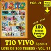 TIO VIVO - Vol. 11 - Época 2 - 1961 - Lote de 100 Tebeos En Formato PDF - Descarga Inmediata