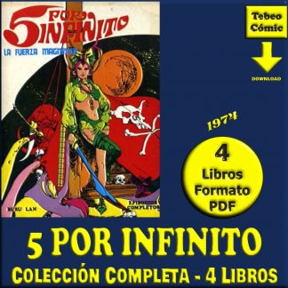 5 POR INFINITO - 1974 - Buru Lan – Colección Completa – 4 Libros En Formato PDF - Descarga Inmediata