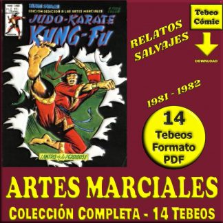 RELATOS SALVAJES ARTES MARCIALES - Vértice 1975 Vol. 1 – Colección Completa – 52 Tebeos En Formato PDF - Descarga Inmediata (copia)