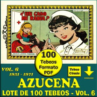 AZUCENA - Vol. 6 - 1951 - Lote de 100 Tebeos En Formato PDF - Descarga Inmediata