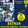 BATMAN - Detective Comics - 2016 - Colección Completa - 40 Libros En Formato PDF - Descarga Inmediata