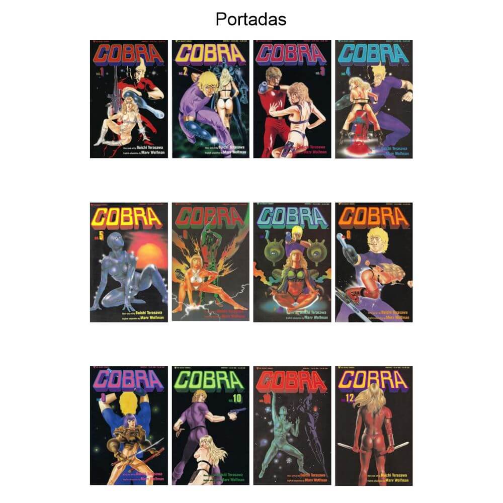 COBRA – En Español - 1990 - Manga - Colección Completa – 12 Cómics En Formato PDF - Descarga Inmediata