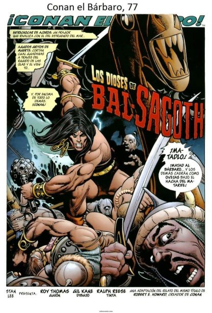 CONAN - Orden Cronológico De Lectura - En Español - Vol. 1 - Colección Exclusiva E Inédita - 20 Tomos En Formato PDF - Descarga Inmediata