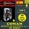 CONAN - Orden Cronológico De Lectura - En Español - Vol. 1 - Colección Exclusiva E Inédita - 20 Tomos En Formato PDF - Descarga Inmediata