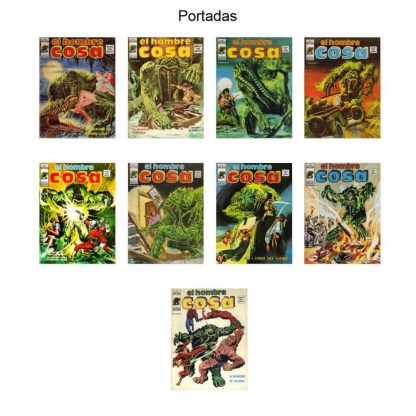 EL HOMBRE COSA - 1975 - Vértice – Colección Completa – 9 Tebeos En Formato PDF - Descarga Inmediata