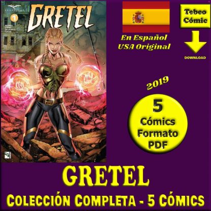 GRETEL - En Español - 2019 - Colección Completa - 5 Cómics En Formato PDF - Descarga Inmediata