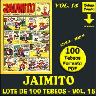 JAIMITO - Vol. 15 - 1945 - Lote de 100 Tebeos En Formato PDF - Descarga Inmediata