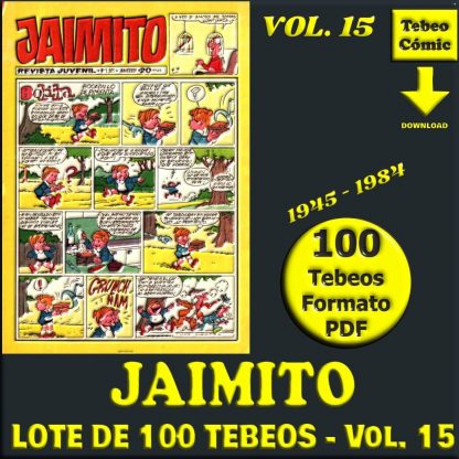 JAIMITO - Vol. 15 - 1945 - Lote de 100 Tebeos En Formato PDF - Descarga Inmediata