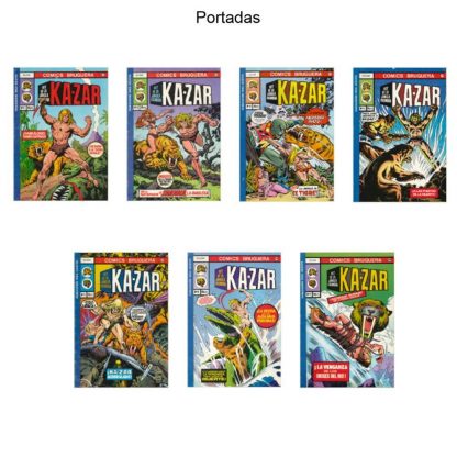 KA-ZAR – 1978 - Colección Completa – 7 Tebeos En Formato PDF - Descarga Inmediata