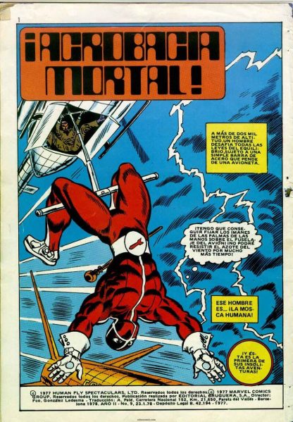 LA MOSCA HUMANA – 1978 - Colección Completa – 8 Tebeos En Formato PDF - Descarga Inmediata