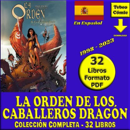 LA ORDEN DE LOS CABALLEROS DRAGÓN - 1998 - En Español - Colección De 32 Libros En Formato PDF - Descarga Inmediata