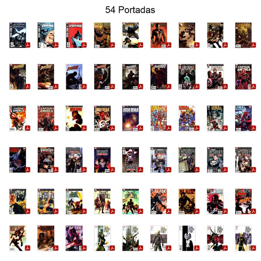 MARVEL COLLECTION - Vol.4 – En Inglés – USA Original - 500 Cómics En Formato PDF - Descarga Inmediata