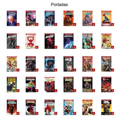 MARVEL HÉROES – Vol. 2 - Lote De 30 Tomos En Formato PDF - Descarga Inmediata