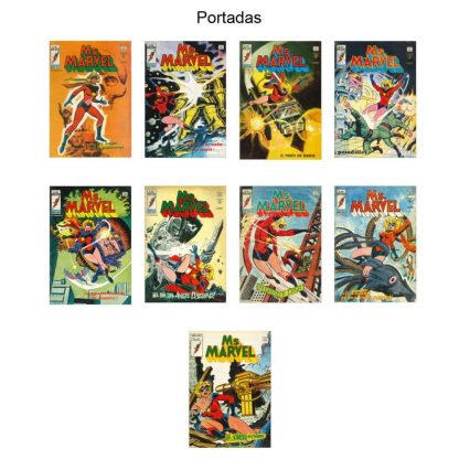 MS. MARVEL - 1978 - Vértice – Colección Completa – 9 Tebeos En Formato PDF - Descarga Inmediata