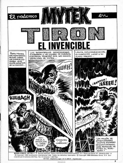 MYTEK - 1983 - Surco - Colección Completa – 11 Tebeos En Formato PDF - Descarga Inmediata