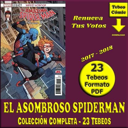 EL ASOMBROSO SPIDERMAN - Renueva Tus Votos - 2017 - Colección Completa – 23 Tebeos En Formato PDF - Descarga Inmediata