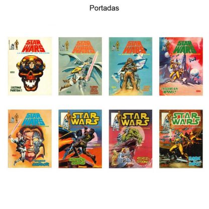 STAR WARS - La Guerra De Las Galaxias - 1983 - Surco (Ex Vértice) – Colección Completa – 8 Tebeos En Formato PDF - Descarga Inmediata