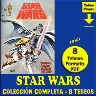 STAR WARS - La Guerra De Las Galaxias - 1983 - Surco (Ex Vértice) – Colección Completa – 8 Tebeos En Formato PDF - Descarga Inmediata