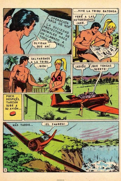 TARZAN - Vol. 4 - 1951 - Novaro - Lote de 100 Tebeos En Formato PDF - Descarga Inmediata