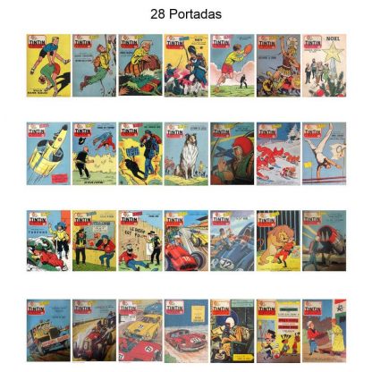 TINTIN Edición Belga - Vol. 6 - Años 1956 Y 1957 - Original En Francés - Colección De 104 Revistas En Formato PDF - Descarga Inmediata