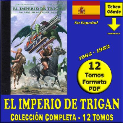 EL IMPERIO DE TRIGAN - 1965 - En Español - Colección De 12 Tomos En Formato PDF - Descarga Inmediata