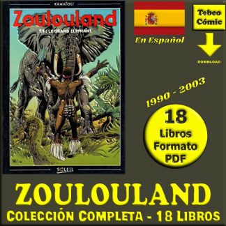 ZOULOULAND - 1987 - En Español - Colección De 18 Libros En Formato PDF - Descarga Inmediata