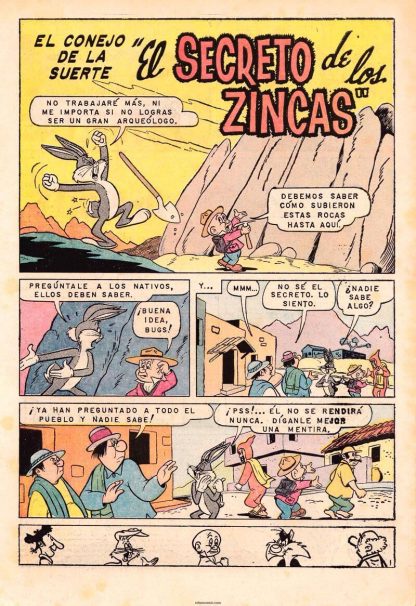 BUGS BUNNY - El Conejo De La Suerte - Vol. 2 - 1950 - Novaro - Lote de 100 Tebeos En Formato PDF - Descarga Inmediata