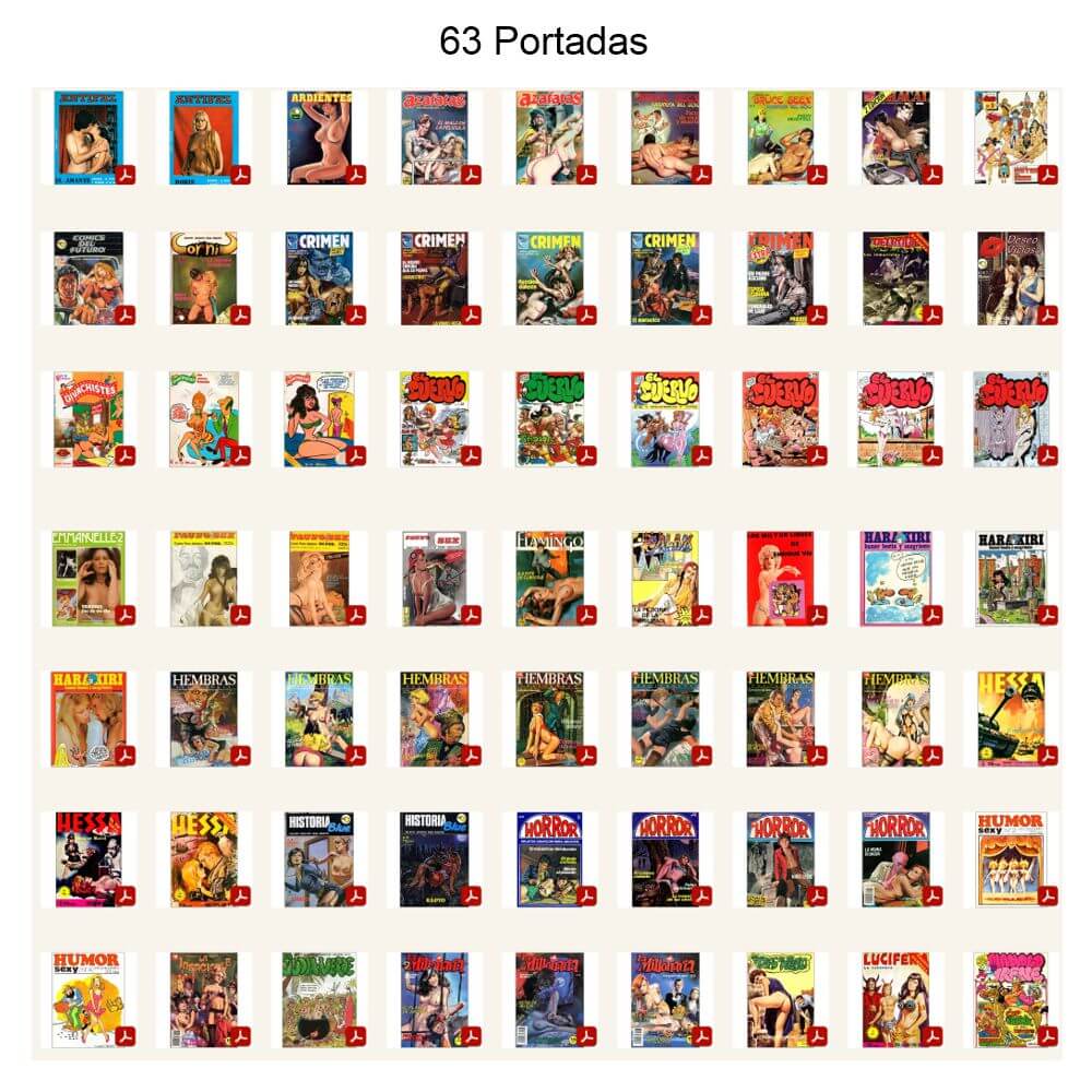 CÓMIC ERÓTICO FRANCÉS - Original En Francés - Vol. 1 - Lote de 50 Libros En Formato PDF - Descarga Inmediata