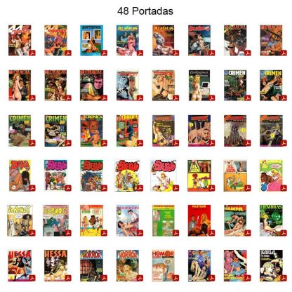CÓMIC ERÓTICO ESPAÑOL - Vol. 3 - Lote de 100 Cómics En Formato PDF - Descarga Inmediata