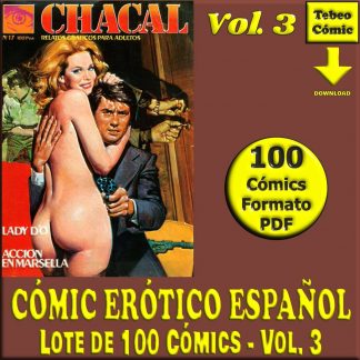CÓMIC ERÓTICO ESPAÑOL - Vol. 3 - Lote de 100 Cómics En Formato PDF - Descarga Inmediata