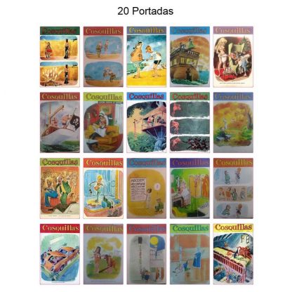 COSQUILLAS - 1970 - Colección Completa - 72 Tebeos En Formato PDF - Descarga Inmediata
