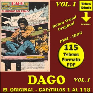 DAGO - Vol. 1 - El Original De Robin Wood - 1981 - Colección Completa - 115 Capítulos - 115 Tebeos En Formato PDF - Descarga Inmediata
