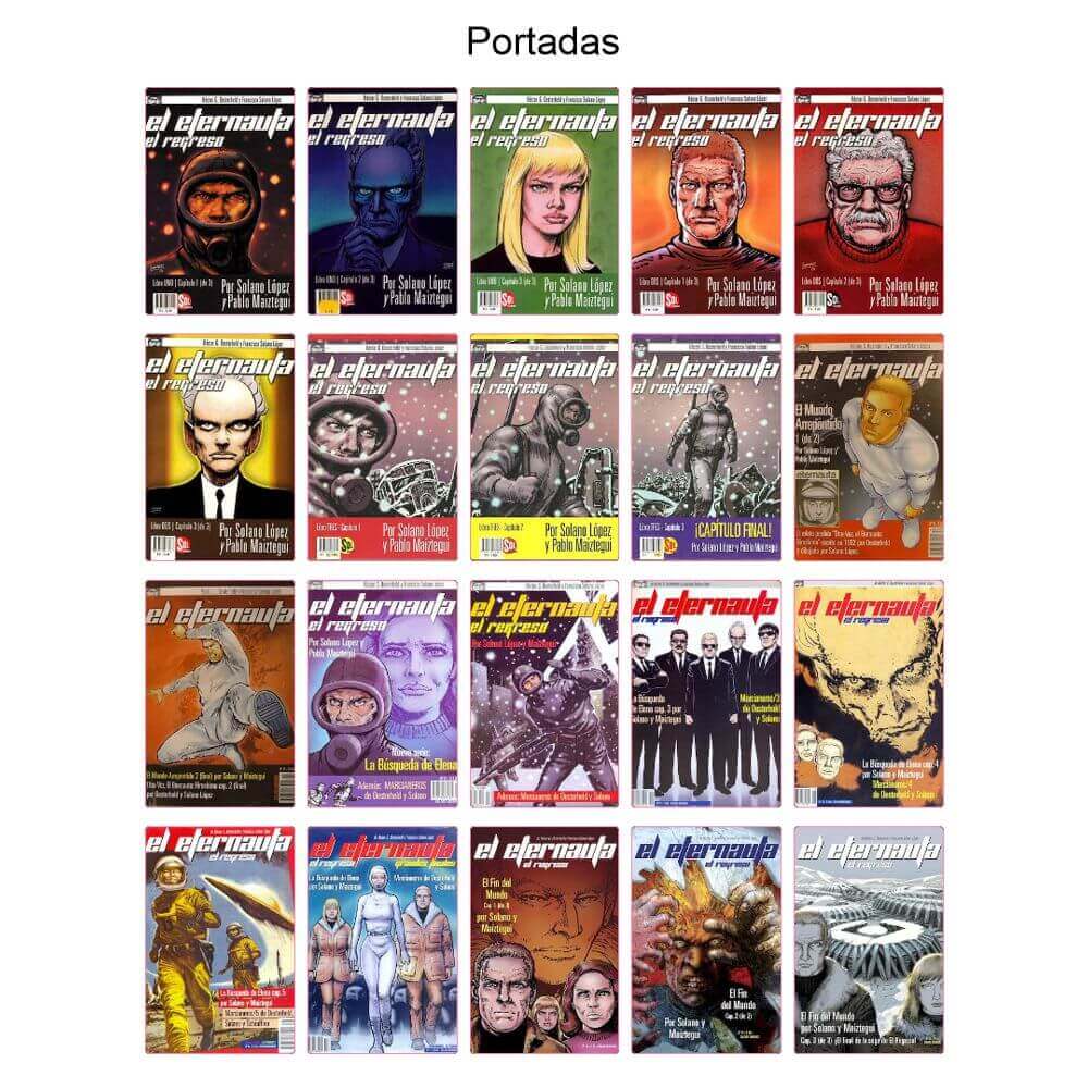 EL ETERNAUTA - En Gran Color - 1981 – Colección Completa – 11 Libros En Formato PDF - Descarga Inmediata