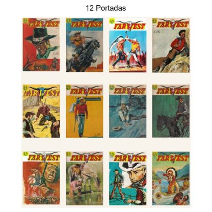 FAR WEST - Vol. 1 - 1966 - Lote de 100 Tebeos En Formato PDF - Descarga Inmediata