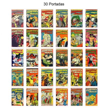 FORBIDDEN WORLDS - En Inglés - USA Original - 1951 / 1967 - Colección Completa - 145 Cómics En Formato PDF - Descarga Inmediata