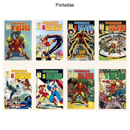 HOMBRE DE HIERRO - Iron Man – 1981 - Vértice - Colección Completa – 8 Tebeos En Formato PDF - Descarga Inmediata
