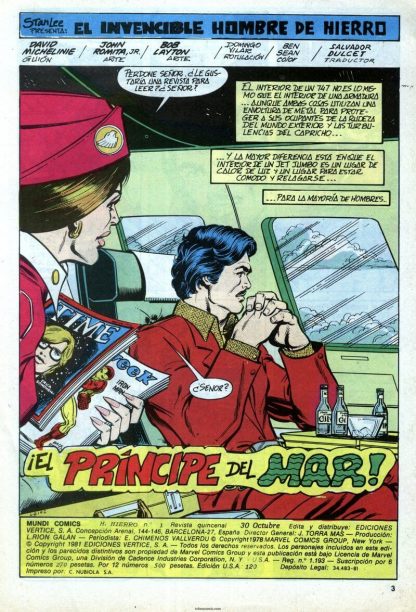 HOMBRE DE HIERRO - Iron Man – 1981 - Vértice - Colección Completa – 8 Tebeos En Formato PDF - Descarga Inmediata