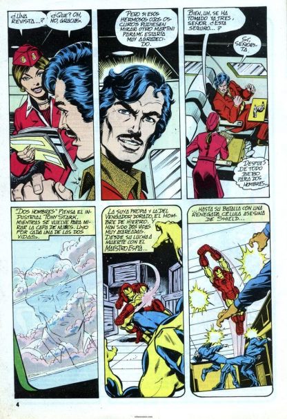 HOMBRE DE HIERRO - Iron Man – 1981 - Vértice - Colección Completa – 8 Tebeos En Formato PDF - Descarga Inmediata